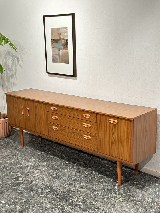 Image 1 of Vintage English Sideboard Schreiber Sideboard