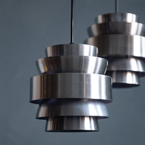 Image 1 of Metal Cascade Pendant Lamp by Lakro Amstelveen