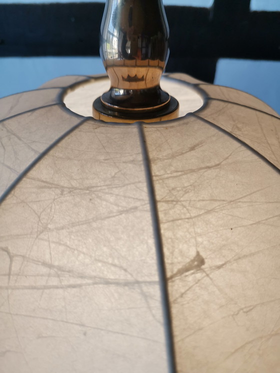 Image 1 of Cocoon hanglamp uit het midden van de vorige eeuw, vintage