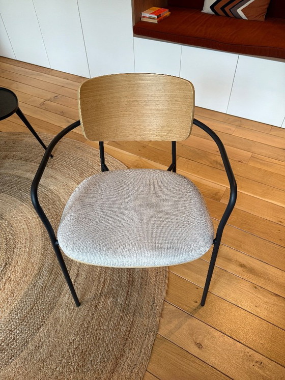 Kave Home Maureen eetkamerstoelen (2 stuks) – Metal, Textile (photo 5 of 10)
