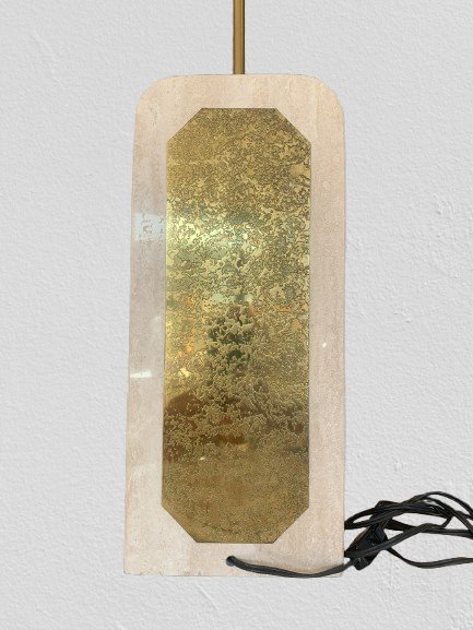 Image 1 of Travertin Tafellamp Van Georges Mathias