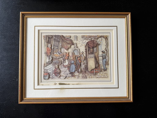 Anton Pieck 3D "Organetto per fruttivendolo"