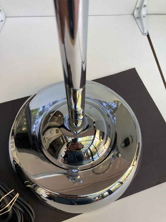 Image 1 of Vintage jaren 90 chromen scharnierende binnenlamp