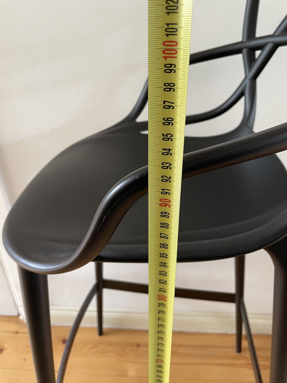 Image 1 of Kartell Masters barkruk (zwart)