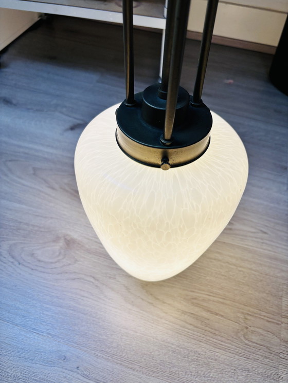 Image 1 of Lampada a sospensione Art Déco di metà secolo in stile scandinavo