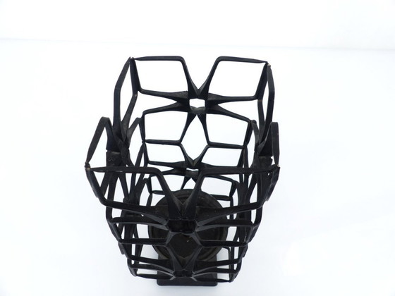 Image 1 of Brutalist Wrought Iron Candlestick, Bruce Weir, Scotland, Circa 1960