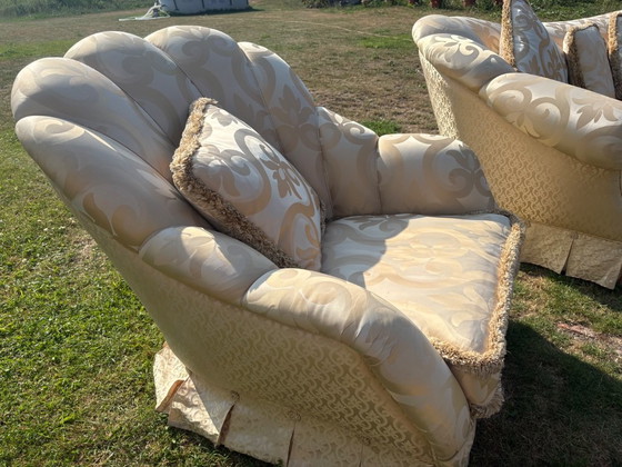 Luxury Zanaboni Pantheon Sofa Hendcraft Made In Italy – 3-5 seaters, Textile, Brass (photo 5 of 21)