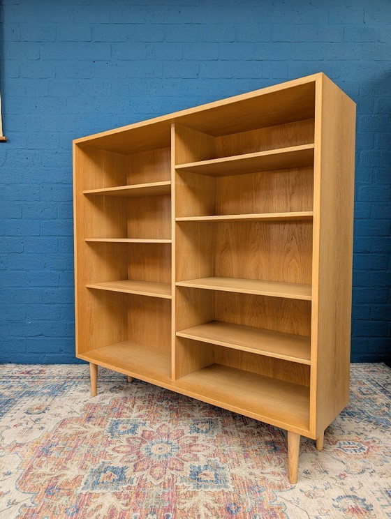 Image 1 of Bücherregal aus Eiche aus der Mitte des Jahrhunderts, Borge Mogensen, 1960er Jahre