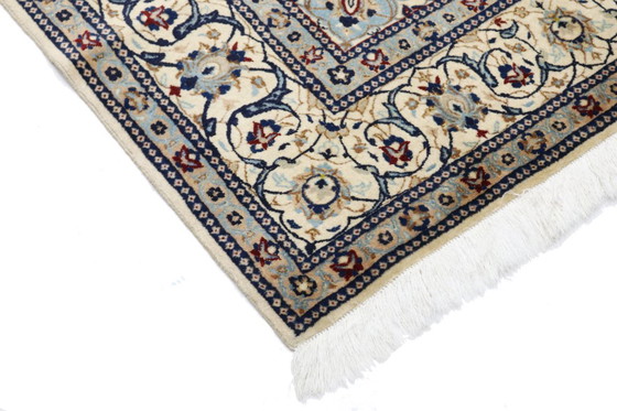 Image 1 of Alfombra persa original anudada a mano Nain 9 LA Fine con seda 190 x 128 cm Top condition