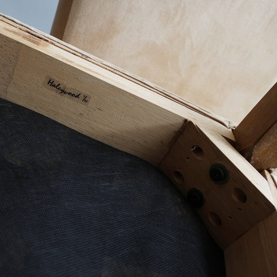 Image 1 of Set di 7 sedie "Haleywood", imbottite, Art mocca/Suedette, anni 1990/2000.