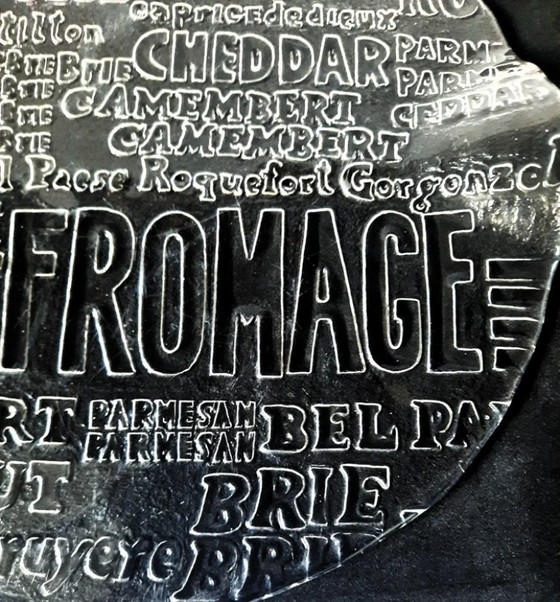 Image 1 of Bol à fromage en verre Royal Krona – Bengt Edenfalk pour Skruf Glasbruk (modèle 1)