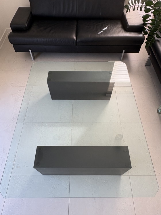 Mesa de centro de diseño – Mesas de centro, Glass, Wood, Minimalisme (photo 3 of 5)