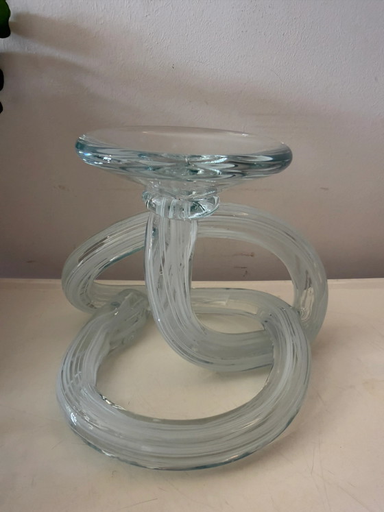 Bougeoir Murano Nœud Infini – Bougeoirs et chandeliers, Glass (photo 2 of 6)