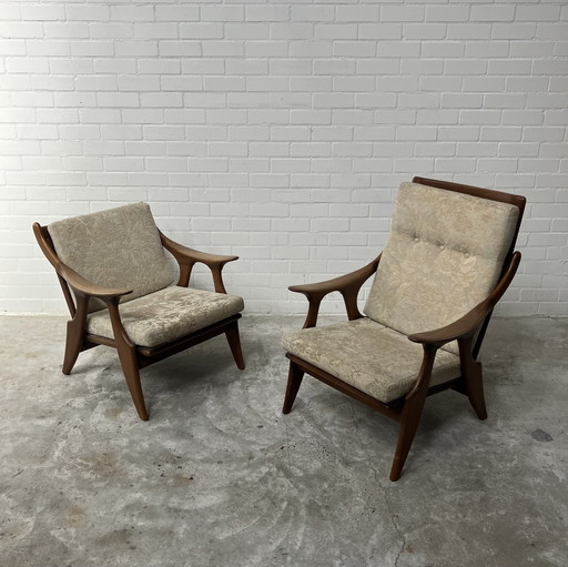 2x Vintage Design Armchair The Star