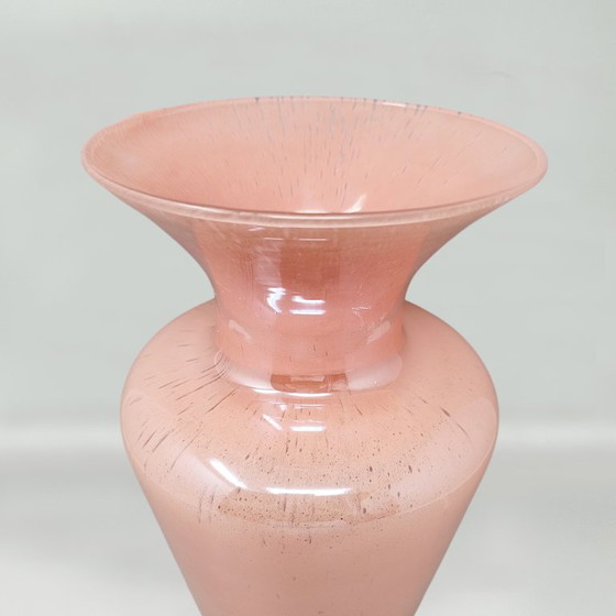 1970s Murano Blown Antique Pink Vase by Maestro del Vetro – Murano Glass (photo 6 of 9)