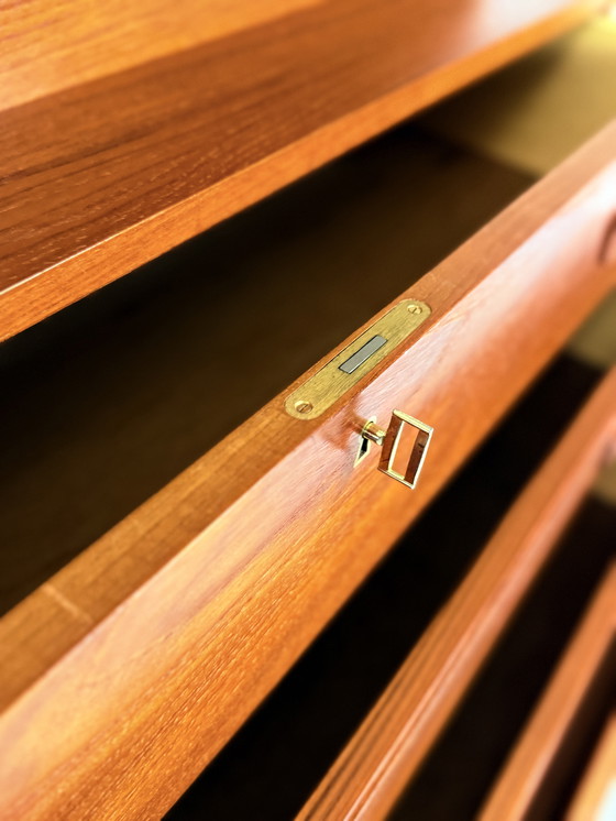 Image 1 of Vintage Danish Teak Desk, Arne Wahl Iversen '60