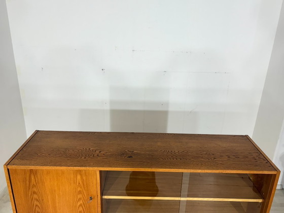 Image 1 of Beautiful vintage Hellerau sideboard / highboard / china cabinet / living room cabinet / mid-century cabinet