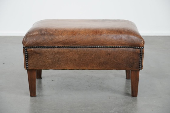 Image 1 of Schapenleren hocker