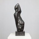 Bronze Woman Figure Sculpture by Francine Govers, Netherlands, 1990s