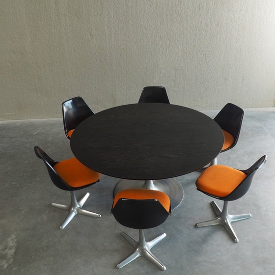 Image 1 of Space Age dining set by Maurice Burke for Arkana