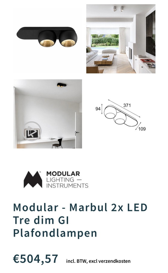 Image 1 of Spot en marbre modulaire.