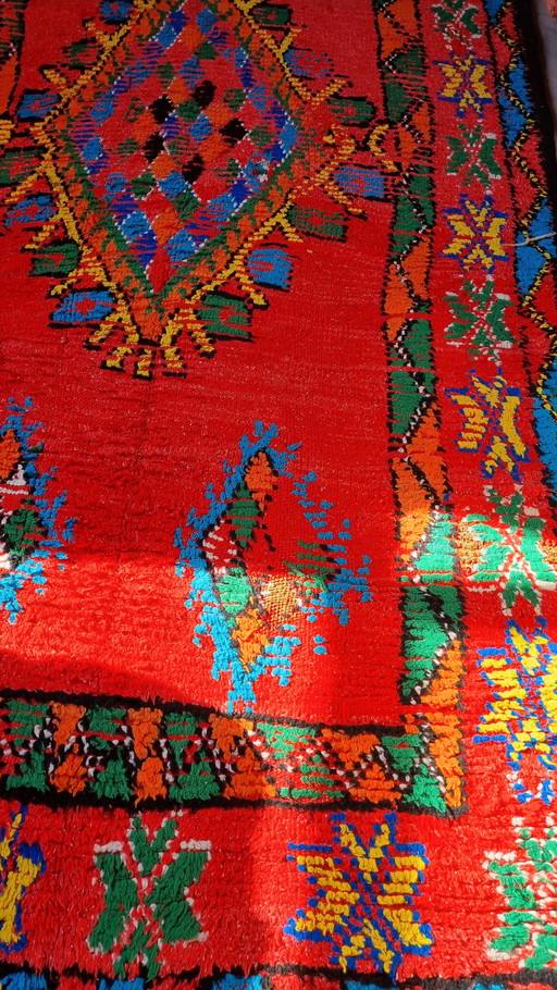 Alfombra bereber vintage, alfombra marroquí