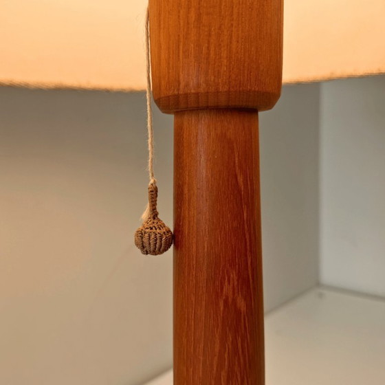 Image 1 of Teak table lamp - Uno & Östen Kristiansson for Luxus Sweden