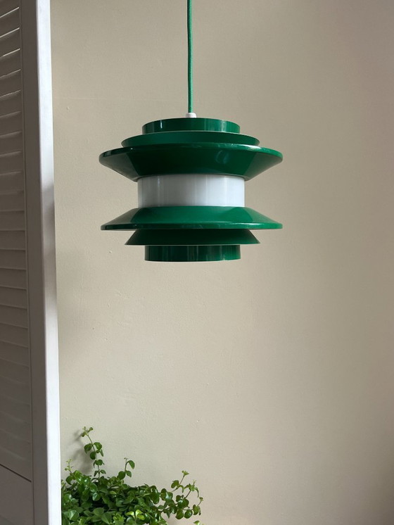 Image 1 of Lampada a sospensione vintage Trava - Carl Thore - Granhaga - Lampada di design svedese