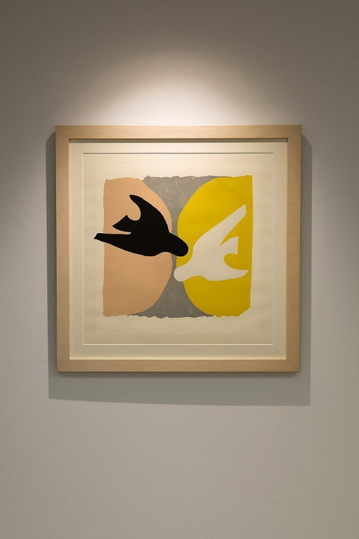 Georges Braque - Editions H. Segers Belgique - L'Oiseau noir et l'oiseau blanc - Années 1960