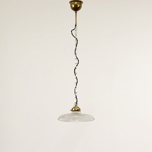 Lampada a sospensione Art Déco Holophane