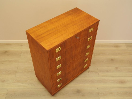 Image 1 of Teakhouten ladekast, Deens design, jaren 60, gemaakt in Denemarken.