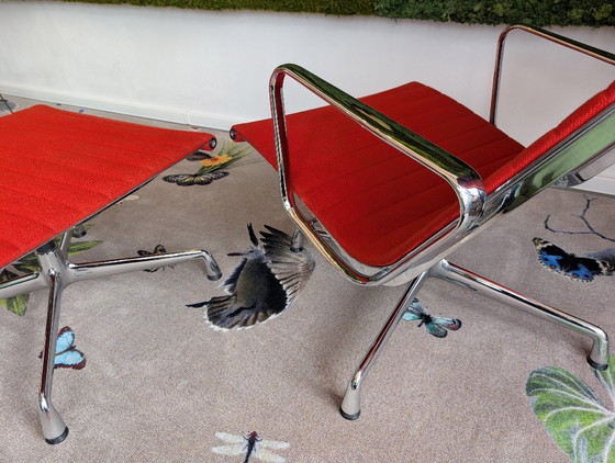 Vitra EA 124 + EA 125 Lounge | Charles & Ray Eames – Verstellbarer relaxsessel, Aluminium (photo 8 of 14)