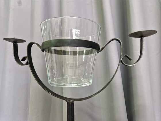 Image 1 of Candeliere in ferro battuto 123 Alto