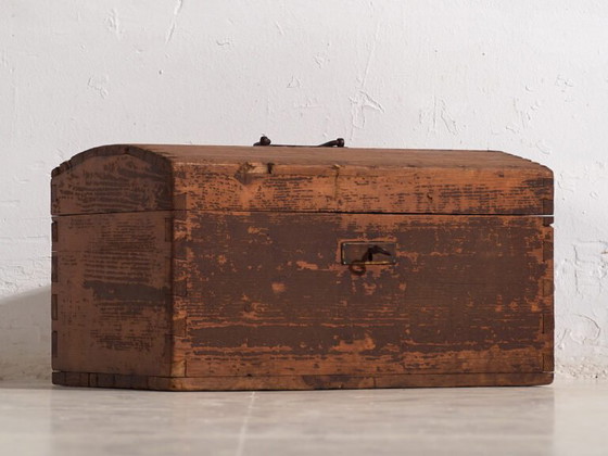 Antike Truhe mit dunkler Patina (ca. 1900) #3 – Aufbewahrungsschrank, Rustic (photo 13 of 40)