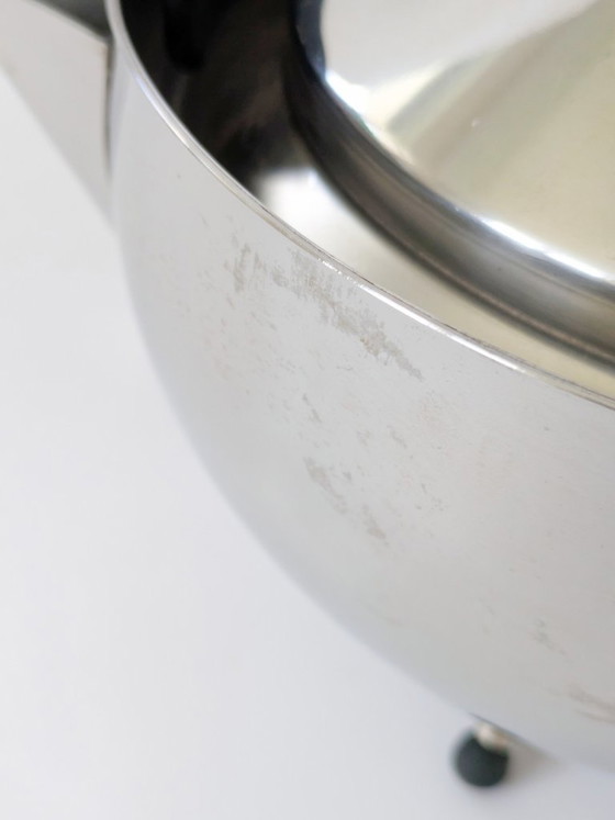 Tetera Bodum "Teaball" de Carsten Jørgensen, acero inoxidable, años 80 Memphis – Accesorios de cocina, Metal (photo 13 of 16)