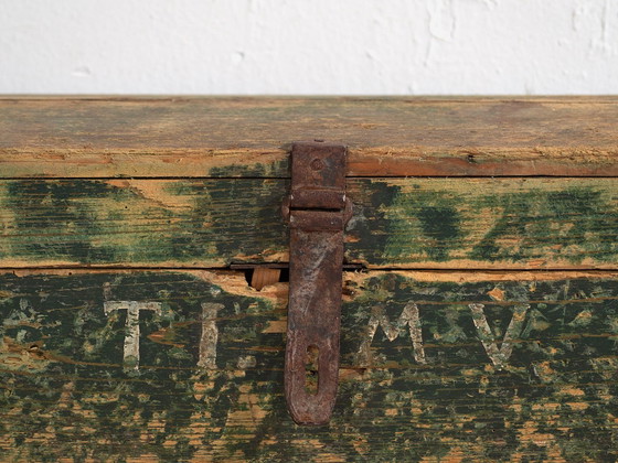 Antique green box (c.1920) #70 – Chest of drawers, Rustic (photo 22 of 34)