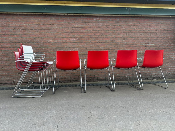 Image 1 of (8 pz) Sedie Arper Catifa 46 con braccioli