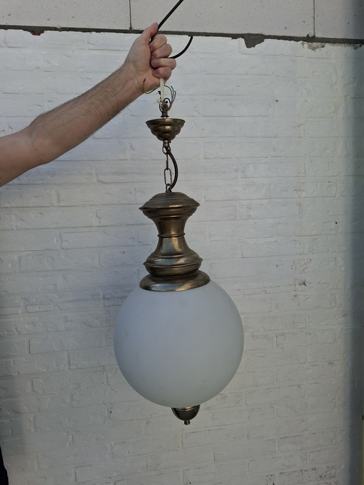 Rare lustre italien vintage
Lustre en verre Boccia Ls1 par Caccia Dominioni pour Azucena, 1960s