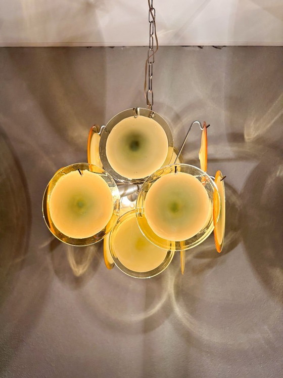 Lampadario Vintage Vistosi – Illuminazione, Metallo, Cromo (photo 12 of 13)