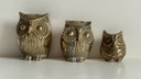 Famille HIBOUX Laiton et Bronze VINTAGE