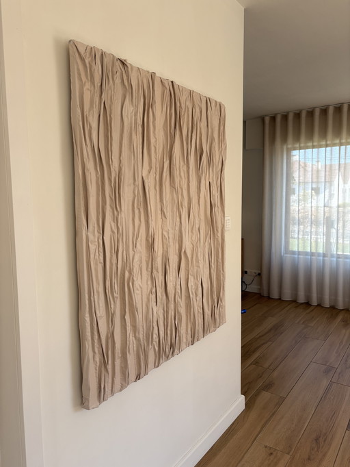 Groot Kunstwerk Met Relief - Not My Drapes