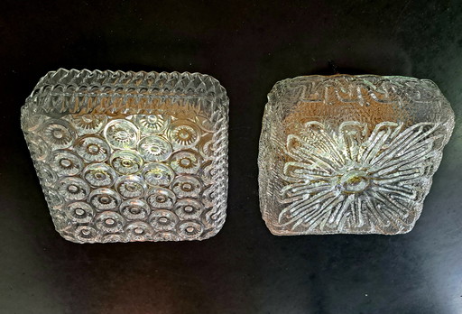 Plafonniers Glasshutte Limburg 2x