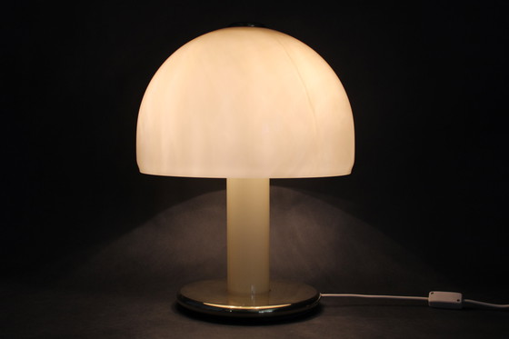 Image 1 of 1970s Glass Mushroom Table Lamp, Italy