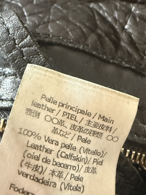 Bolso de compras Patrizia Pepe de piel negra – Bolso grande – Con relieve de cocodrilo – Bolsos tote (photo 8 of 15)