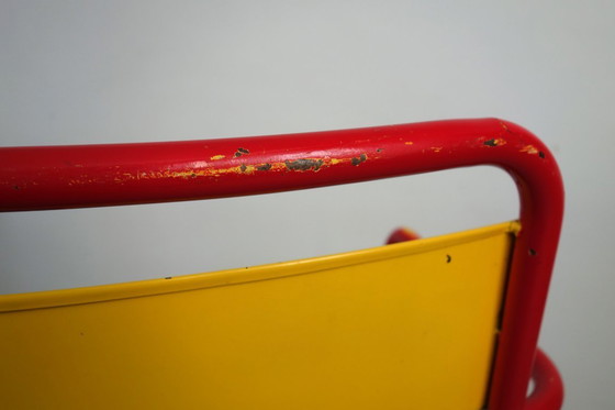 Image 1 of Stella metalen fauteuil uit de jaren 50