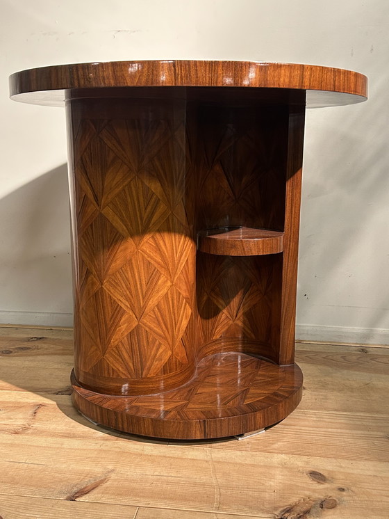 Image 1 of Art Deco Bijzettafel in Pallisander Fineer