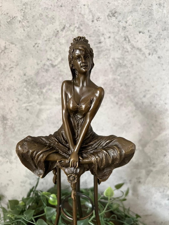 Image 1 of Wunderschöne Bronzestatue