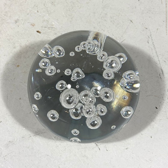 Image 1 of Glazen presse papier Zweden 1960's