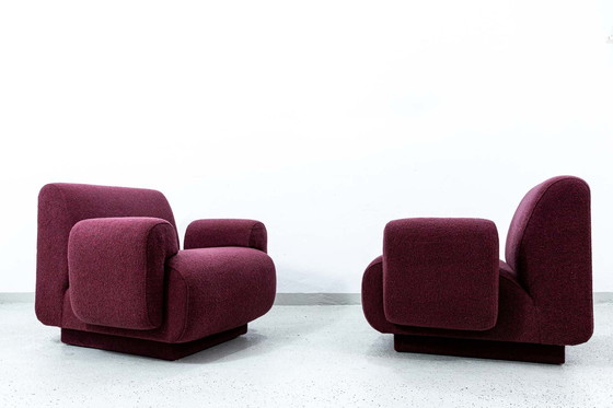 Image 1 of Paar modulaire loungestoelen van Eberhard Geißler, Oelsa, Duitsland, jaren 1970