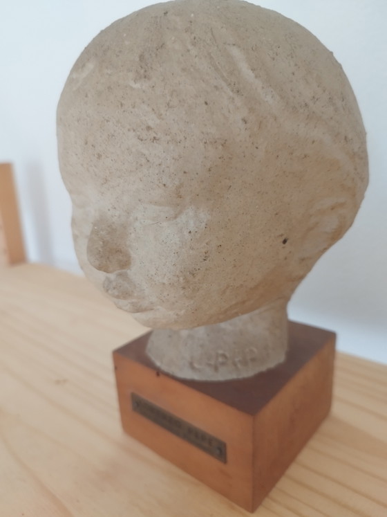 Lorenzo Pepe (1912-1984), Testa, Litoceramica auf Holzsockel, Signiert – Bildhauerei, Wood (photo 2 of 13)